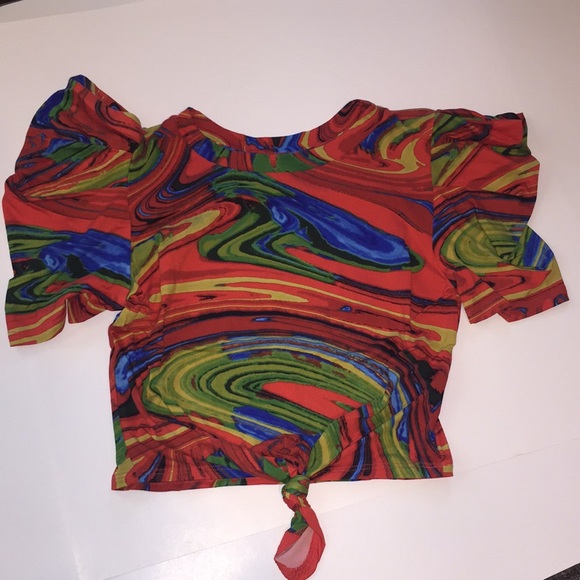 GET NOTICED! Multi Colored Crop - Picture 8 of 10